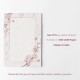 Cherry Blossom A4 Letter Stationary Paper - Pack of 15 - with complimentary Kraft Envelopes