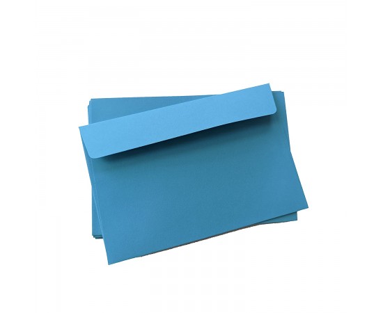 Blue Envelopes for Craft, Letters, Poetry, Cards, Invites - Pack of 20 - 6.25*4.25 inches