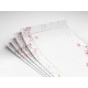 Cherry Blossom A5 Letter Stationary Paper - Pack of 24 - with complimentary Kraft Envelopes