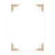 Luxor Gold A5 Letter Stationary Paper - Pack of 24 - with complimentary Kraft Envelopes