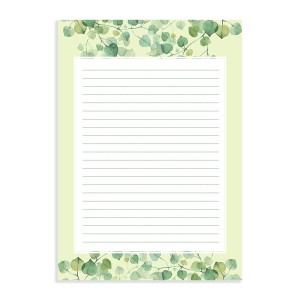 Resene Tusk A5 Letter Stationary Ruled Paper - Pack of 24 - with complimentary Kraft Envelopes